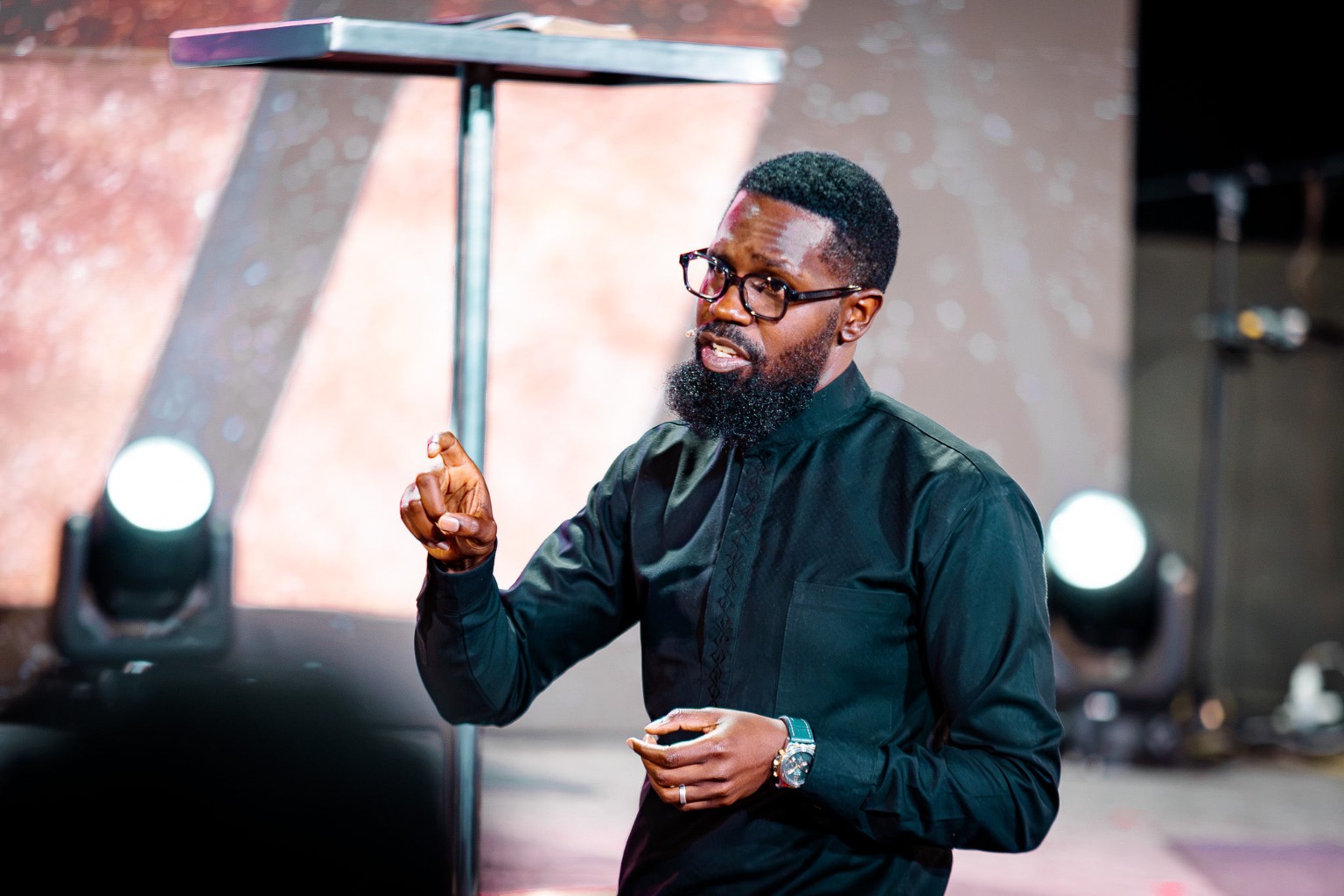 Rev. Benjamin Kasankya teaching